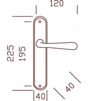 Ensemble/Plaque EQUINOXE Zamak Nickelé Satiné Conda 195