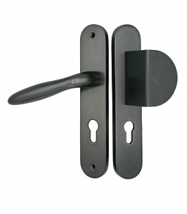 Acheter Poignée de levier d'entrée de maison 25 ~ 85mm, ensemble de serrure  de porte, Passage d'entrée de pièce + Kit de 3 clés